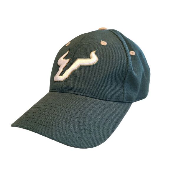 USF Bulls baseball Cap hat, dark green with embroidered logo - Picture 2 of 5